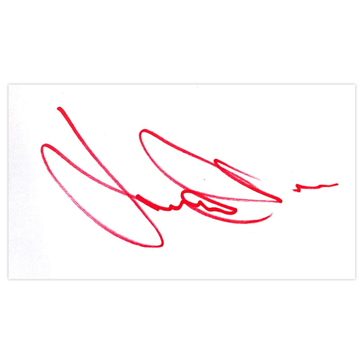 Signed Jamie Donaldson White Card - Golf Autograph