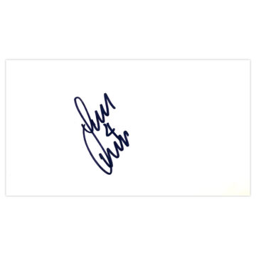 Signed Jamie Hamill White Card - Kilmarnock Autograph