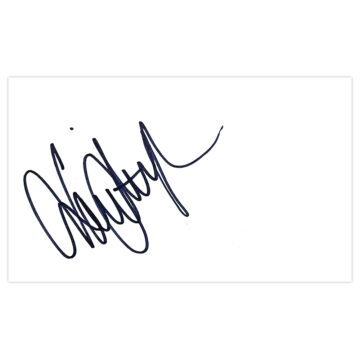 Signed Jamie Hoyland White Card - Sheffield United Autograph