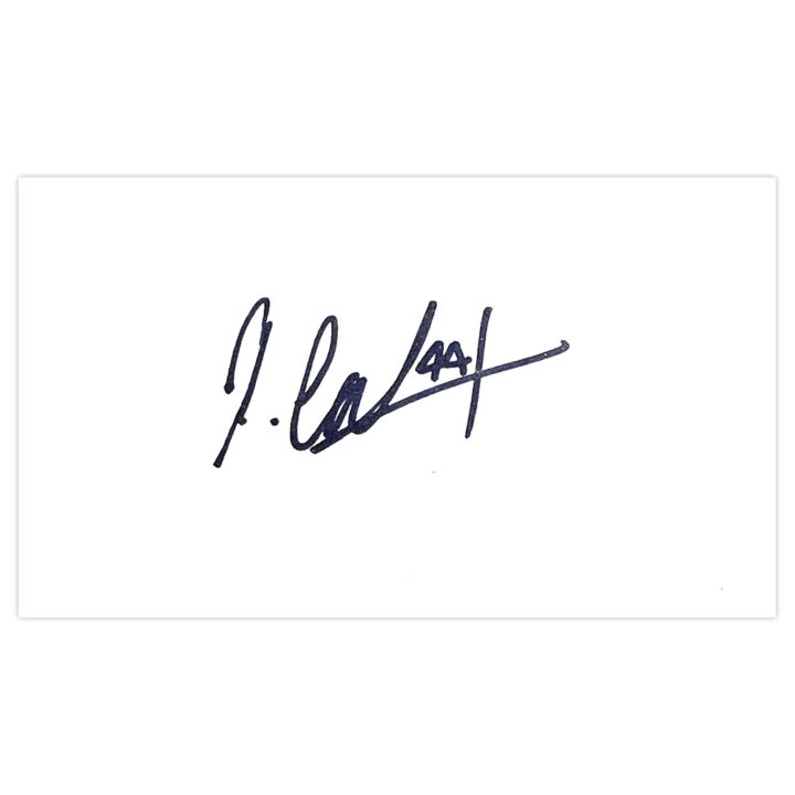 Signed Jason Gilchrist White Card - FC United of Manchester Autograph