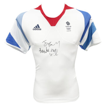 Signed Jason & Laura Kenny Shirt - Olympic Champions