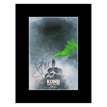 Signed Jason Mitchell Photo Display - 16x12 Kong Skull Island Autograph