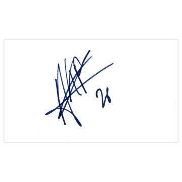 Signed Jean-Louis Akpa Akpro White Card - Shrewsbury Town Autograph