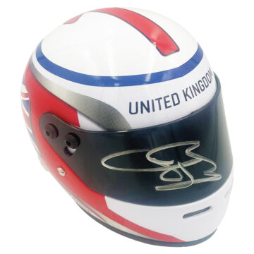 Signed Jenson Button Mini Helmet - Formula 1 World Champion