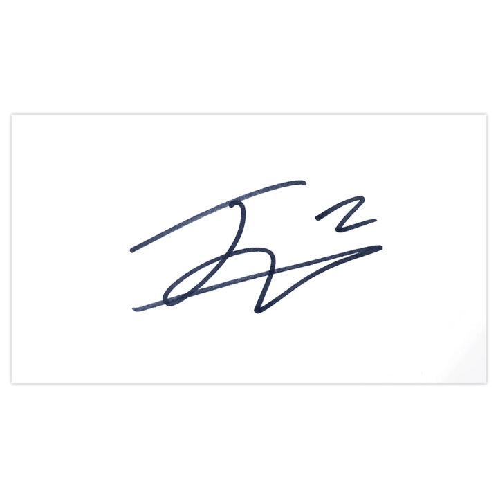 Signed Jermaine Grandison White Card - Shrewsbury Town Autograph