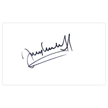 Signed Jimmy Greenhoff White Card - Stoke City Icon Autograph