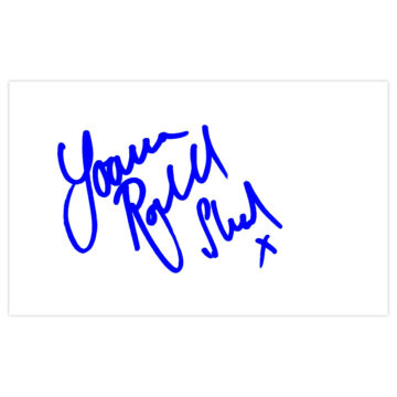 Signed Joanna Rowsell White Card - Olympic Icon