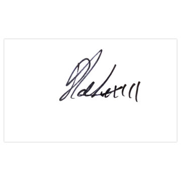 Signed Joe Rothwell White Card - Blackburn Rovers Autograph