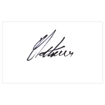 Signed Joe Rothwell White Card - Oxford United Autograph