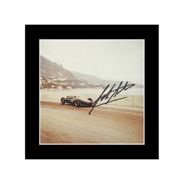 Signed John Surtees Photo Display - 10x10 Formula 1 Icon