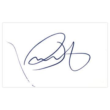 Signed Joleon Lescott White Card - Wolves Autograph