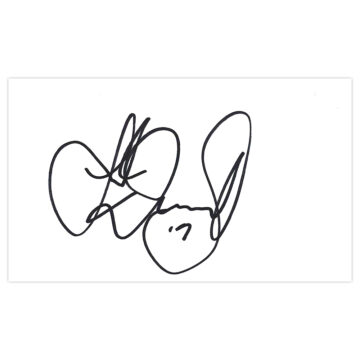 Signed Jonathan Walters White Card - Republic of Ireland Autograph