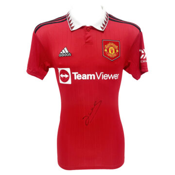 Signed Jonny Evans Shirt - Manchester United Autograph