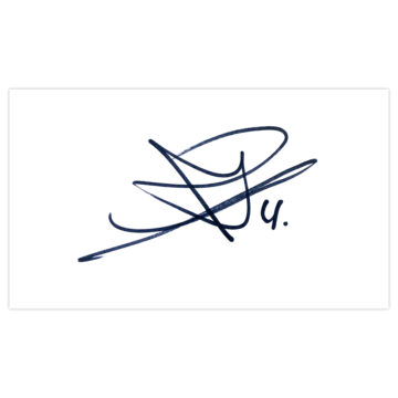 Signed Joost van Aken White Card - Sheffield Wednesday Autograph