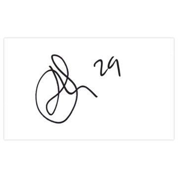 Signed Jordan Cousins White Card - Charlton Athletic Autograph