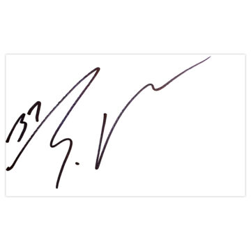 Signed Jordan Obita White Card - Hibernian Autograph