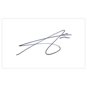 Signed Jordi Amat White Card - Swansea City Autograph