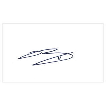 Signed Jose Baxter White Card - Sheffield United Autograph