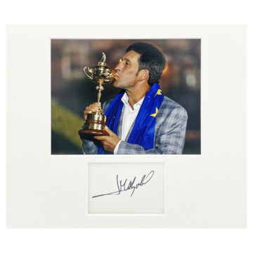 Signed Jose Maria Olazabal Photo Display - 16x14 Ryder Cup Captain 2012