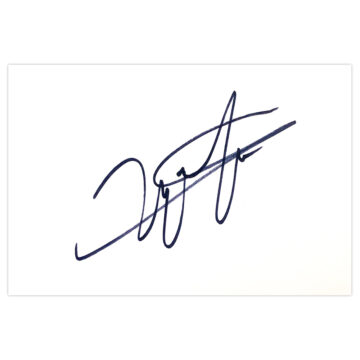 Signed Jose Riga White Card - Charlton Athletic Autograph