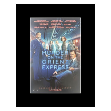 Signed Josh Gad Photo Display - 16x12 Murder On The Orient Express Icon