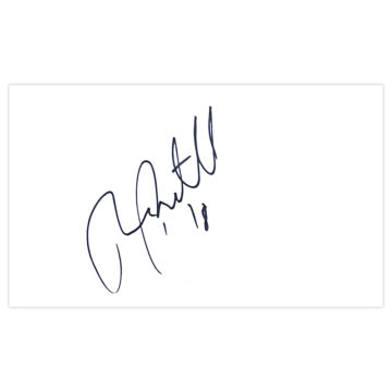 Signed Josh Pritchard White Card - Gillingham Icon