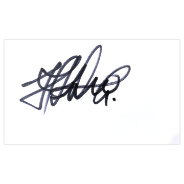 Signed Julius Aghahowa White Card - Nigeria Autograph