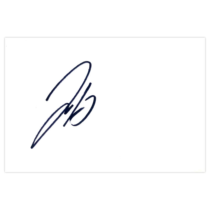 Signed Junior Hoilett White Card - Queens Park Rangers Autograph