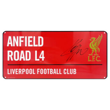 Signed Jurgen Klopp Street Sign - Liverpool FC Icon