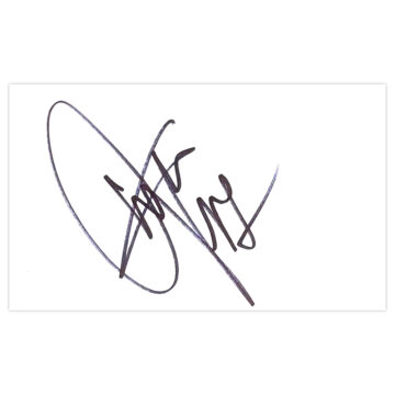 Signed Kaspars Gorkss White Card - Reading Autograph