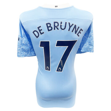 Signed Kevin De Bruyne Shirt - Premier League Winner 2021