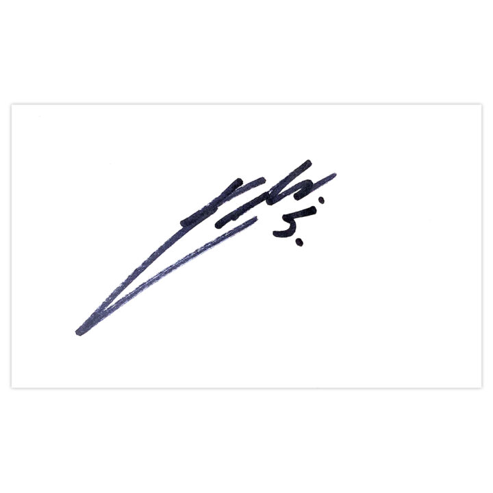 Signed Kevin Wimmer White Card - Tottenham Hotspur Autograph