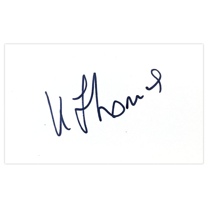 Signed Kristian Thomas White Card - Olympic Autograph