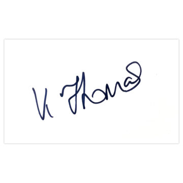 Signed Kristian Thomas White Card - Team GB Icon