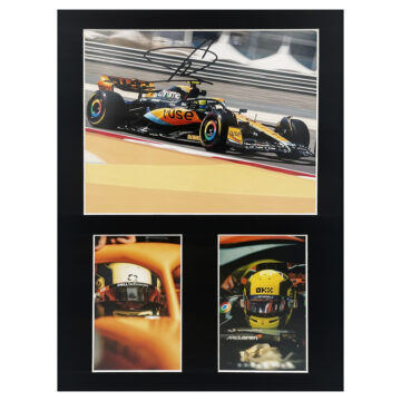 Signed Lando Norris Photo Display - 16x12 Formula One Autograph