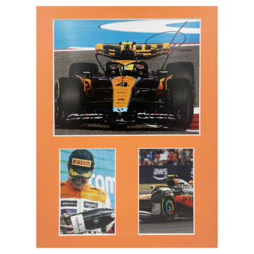 Signed Lando Norris Photo Display - 16x12 McLaren Icon