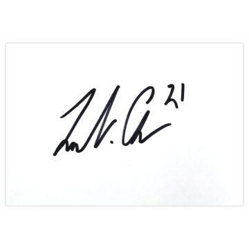 Signed Lasse Vigen Christensen White Card - Fulham Icon Autograph