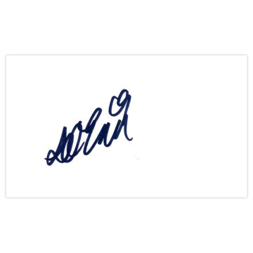 Signed Lee Erwin White Card - Kilmarnock Autograph