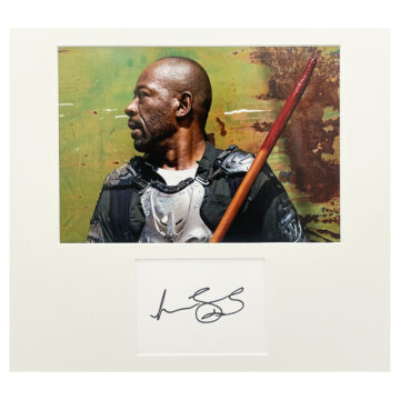 Signed Lennie James Photo Display - 16x14 The Walking Dead Autograph