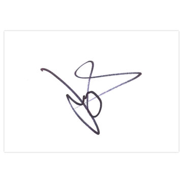 Signed Leroy Lita White Card - Reading Autograph