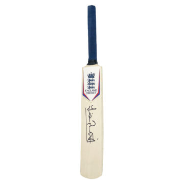 Signed Liam Plunkett Mini Bat - England Cricket Icon