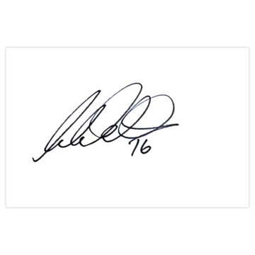 Signed Luke O'Neill White Card - Gillingham Autograph