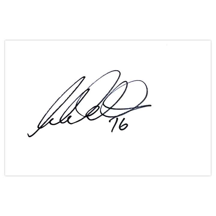 Signed Luke O'Neill White Card - Gillingham Autograph