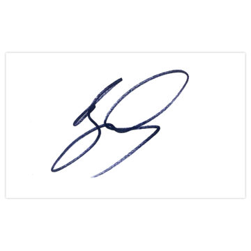 Signed Maarten Stekelenburg White Card - Ajax Autograph