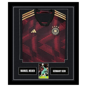 Signed Manuel Neuer Framed Display Shirt - Germany Icon