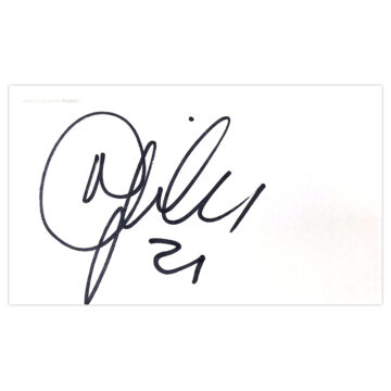 Signed Marco van Ginkel White Card - Chelsea FC Autograph