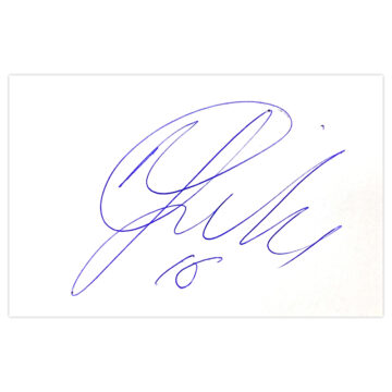 Signed Marco van Ginkel White Card - PSV Eindhoven Autograph