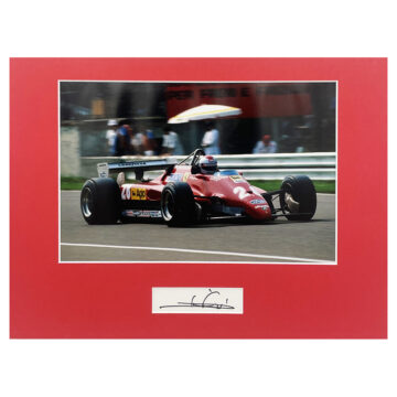 Signed Mario Andretti Photo Display - 16x12 Formula One Icon