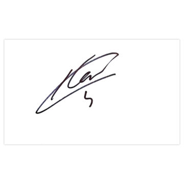 Signed Mario Suarez White Card - Watford Autograph