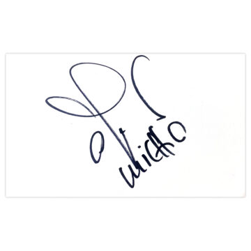 Signed Martin Demichelis White Card - Bayern Munich Autograph